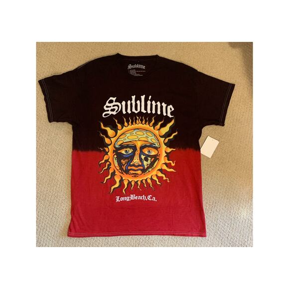 NWT Forever 21 Sublime Split Dye Graphic Tee - Picture 1 of 6